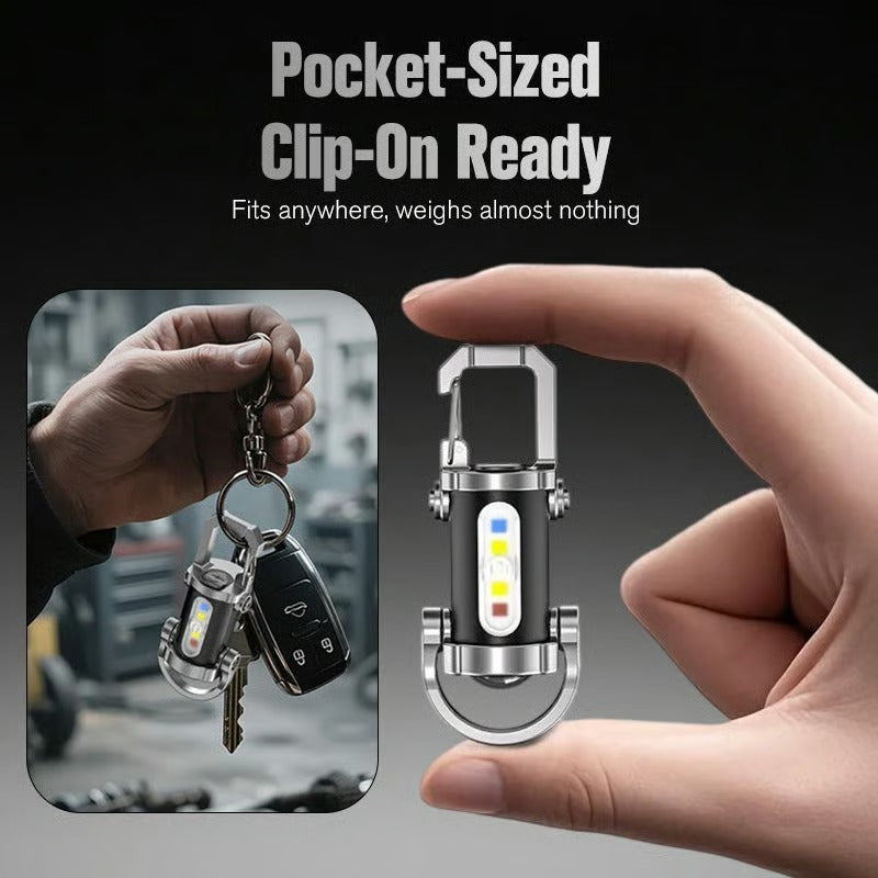 🎄Christmas On Sale🔥Portable Rechargeable Bright Keychain Flashlight